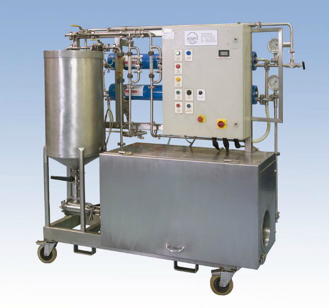 100 Litre Nanofiltration and Reverse Osmosis Pilot Plant which can be used for both “in-process applications” or for waste stream concentration or purification.