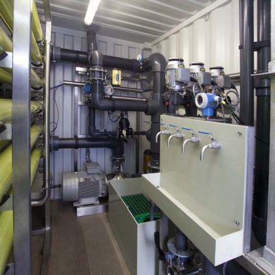 Containerised Membrane Filtration System For Treatment Of Effluent