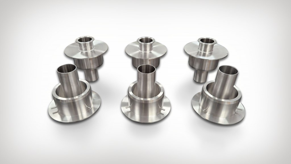Machined locking effluent bunds